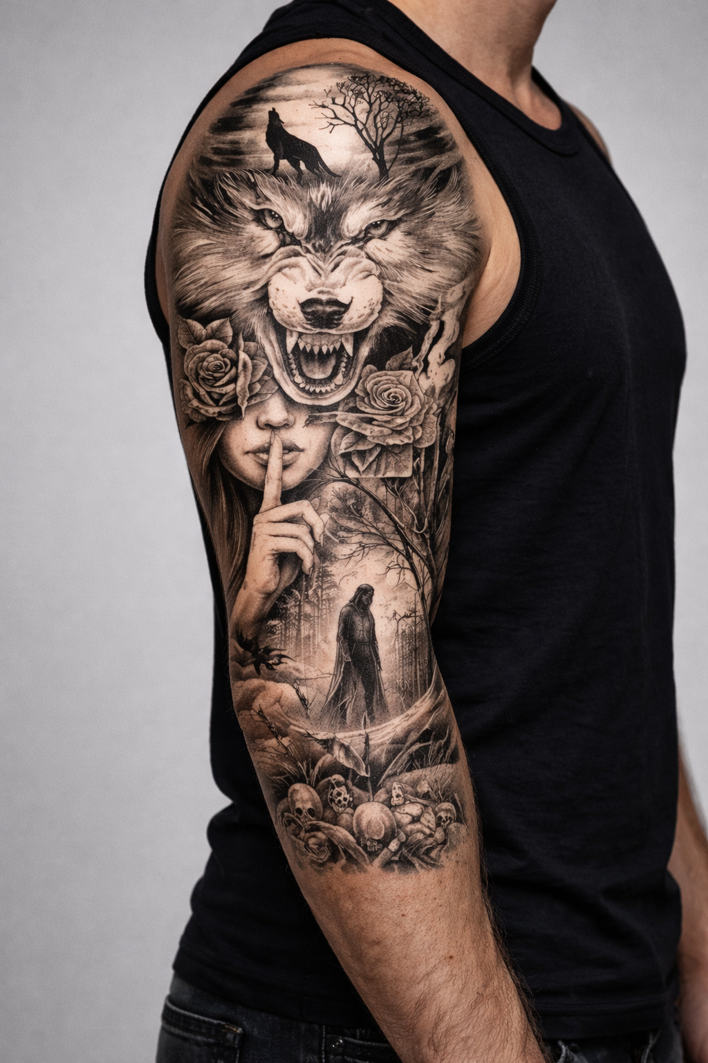 Wolf Silence Collage